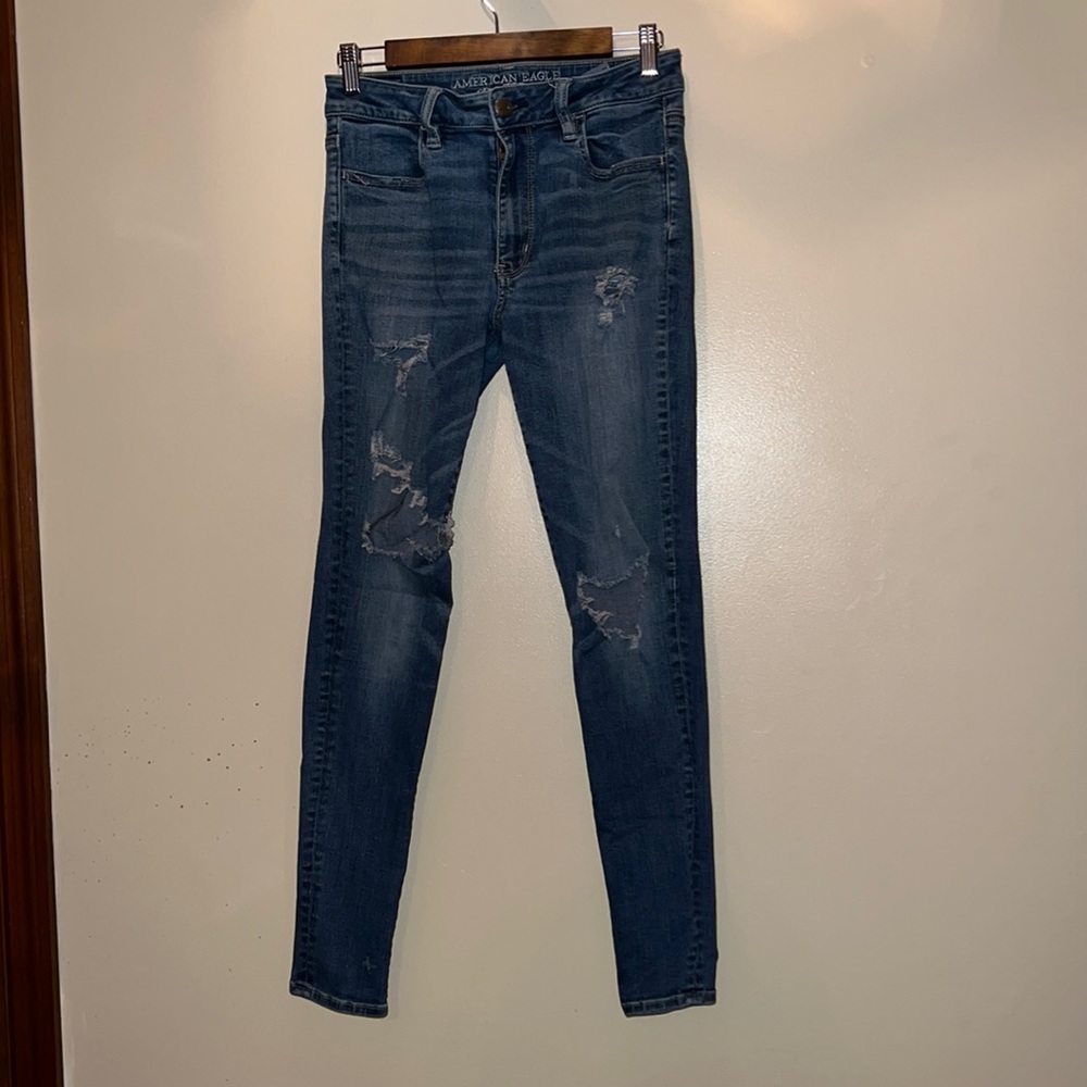 American Eagle Outfitters Super Stretch Womens size 8 Jeans Hi-Rise Jeggings